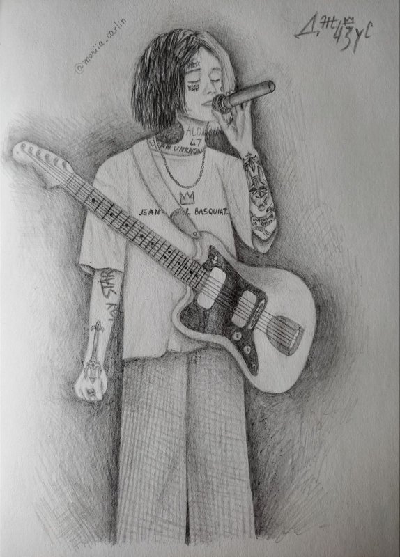 Джизус рисунок
