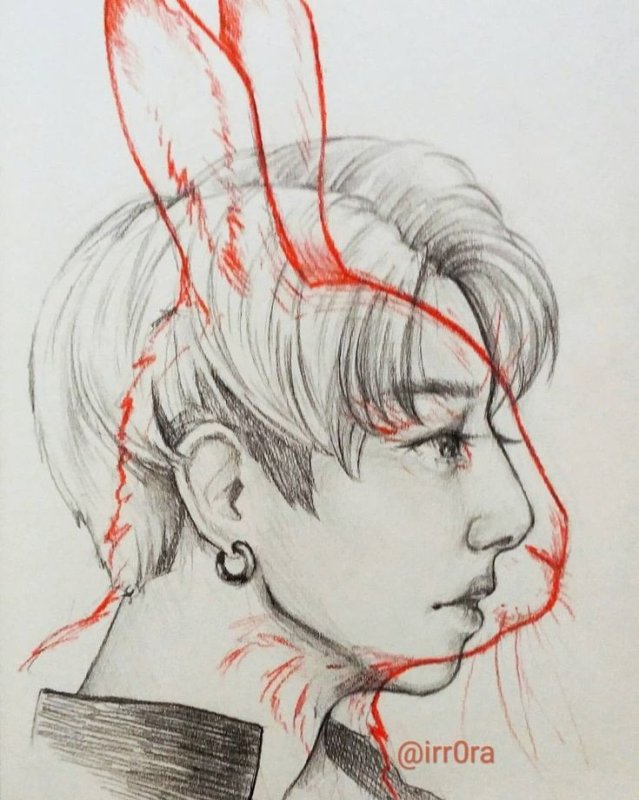 БТС Чонгук кролик