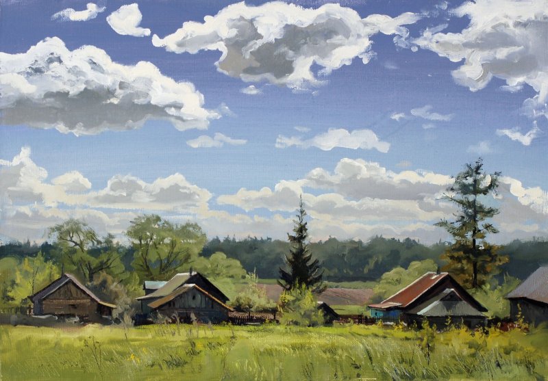 Художник Владимир Туричев. Небо