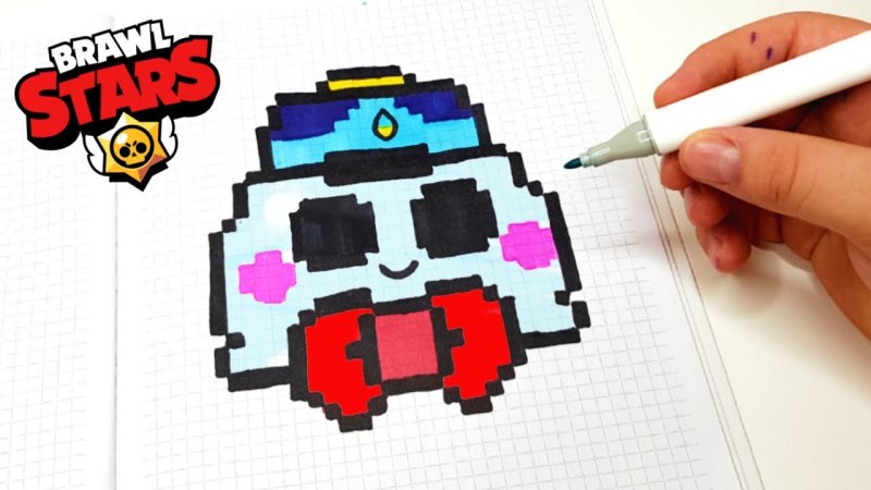 БРАВЛ старс по клеточкам