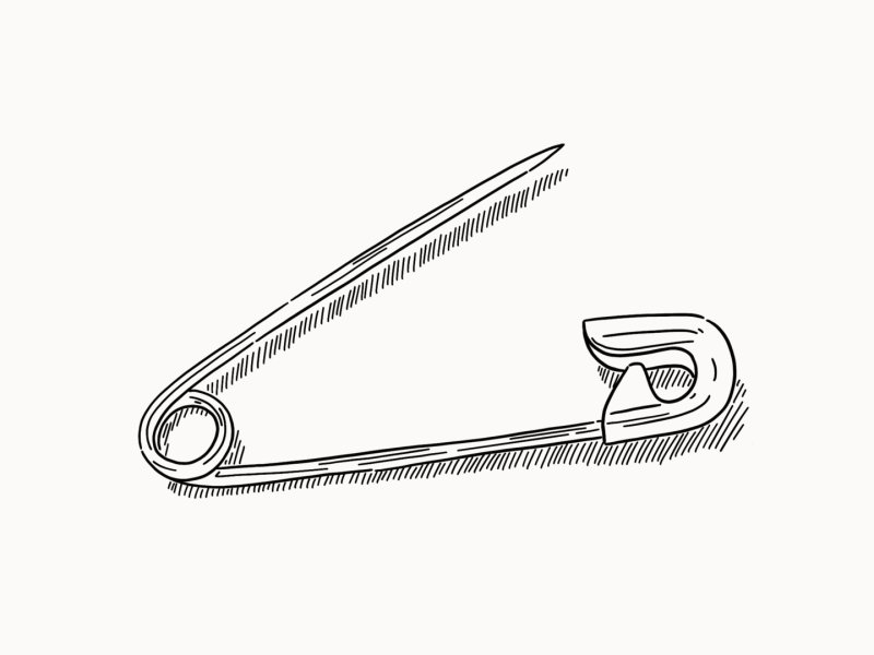 Тату булавка эскизы