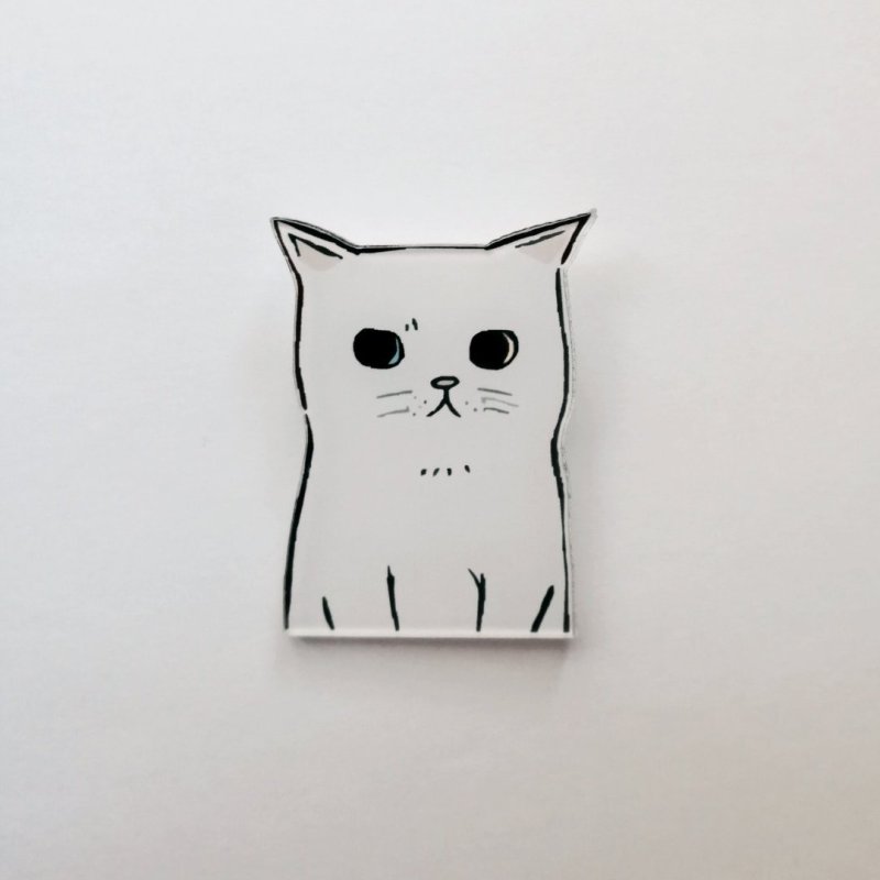 Минималистичный котик рисунок