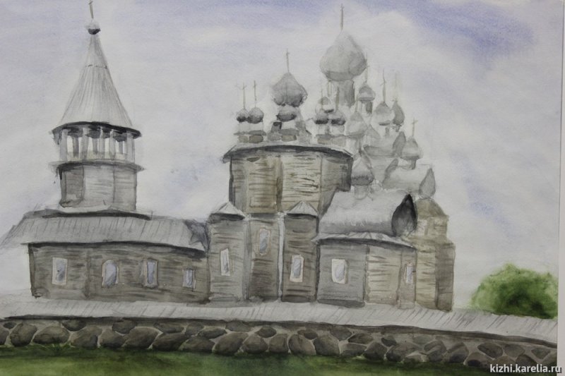 Музей заповедник Кижи рисовать