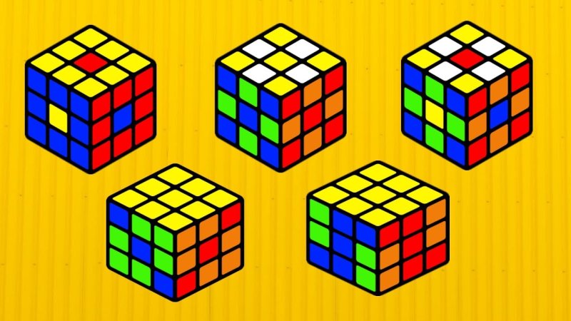 Фигуры кубика Рубика 3х3