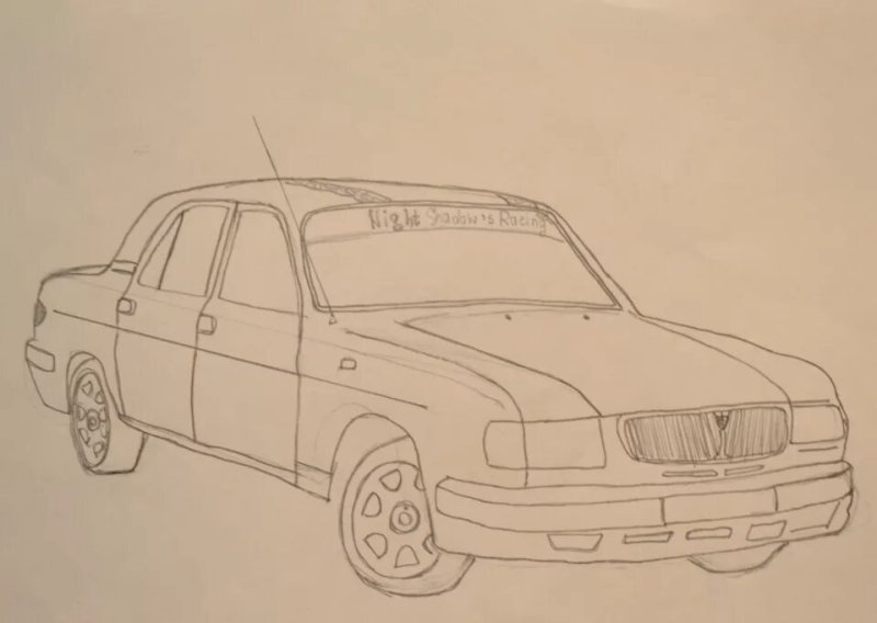 ГАЗ 31105 чертеж