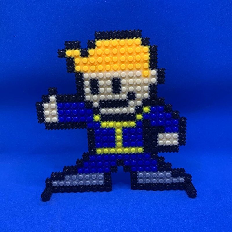 Пиксель арт бомж