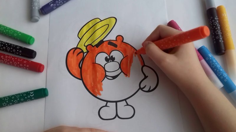 Рисунки фломастерами легкие
