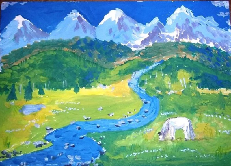 Рисуем горы