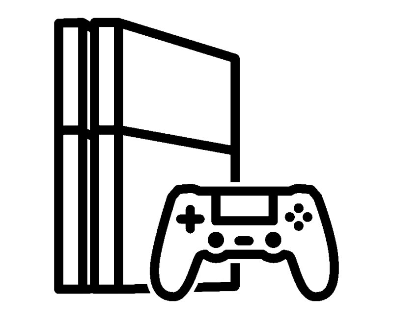 Приставки пс4 вектор