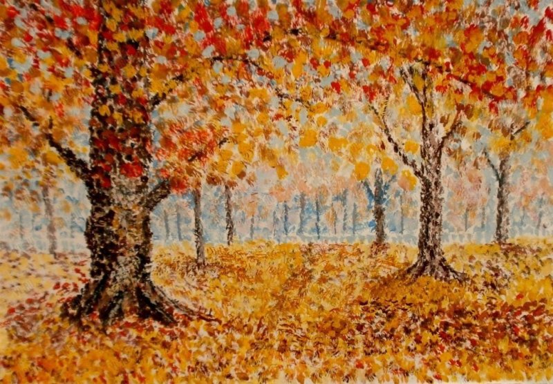 Рисунок на тему осень