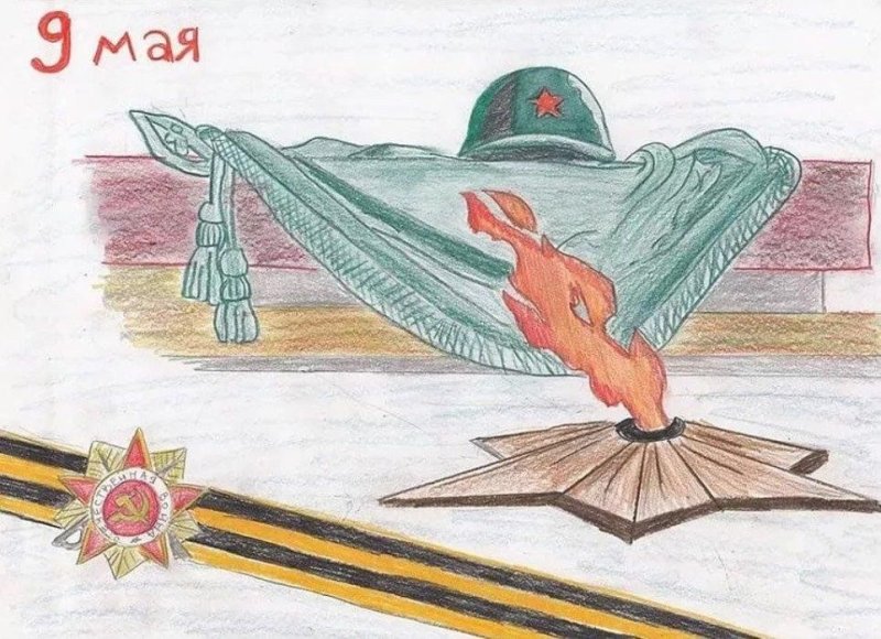 рисунки ко дню победы