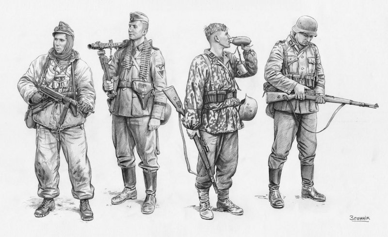 Военные рисунки