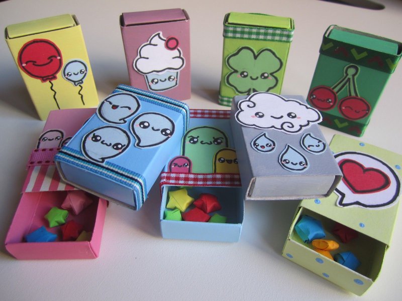 Поделки из коробочек