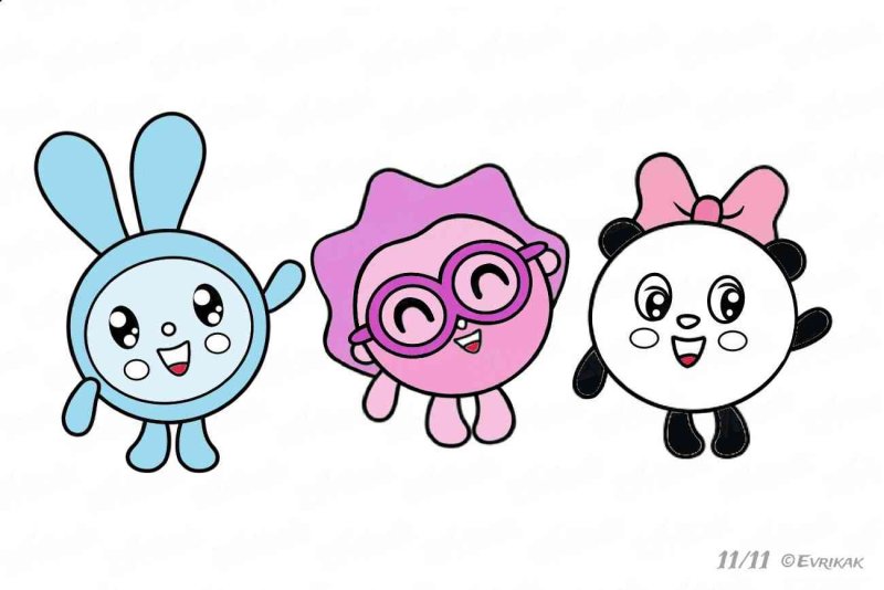 Малышарики герои Крошик