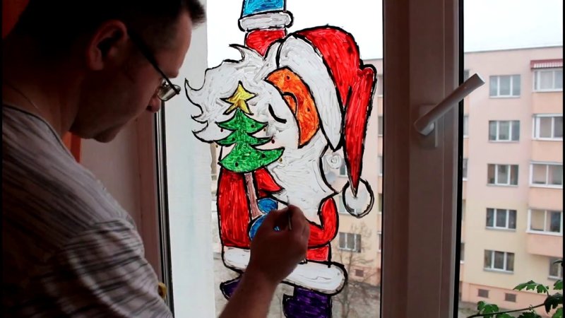 рисунки на окна