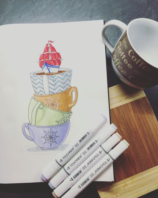 Уютные рисунки для срисовки