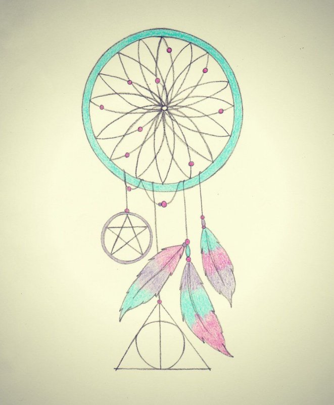 Ловец снов нарисовать