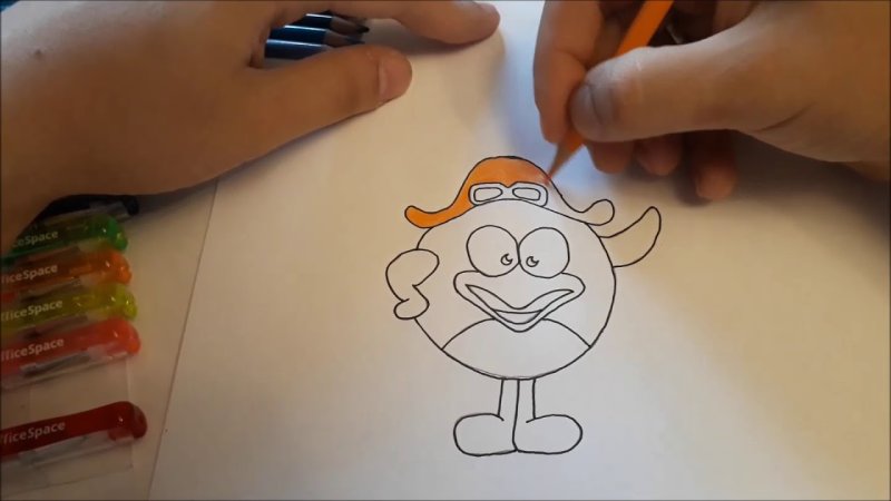 Легкие рисунки Смешарики