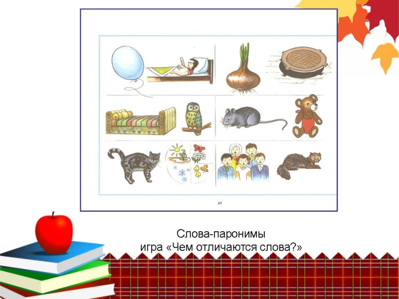 Слова паронимы