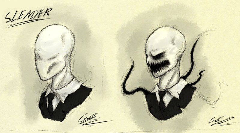 Рисунки СЛЕНДЕРМЕНА
