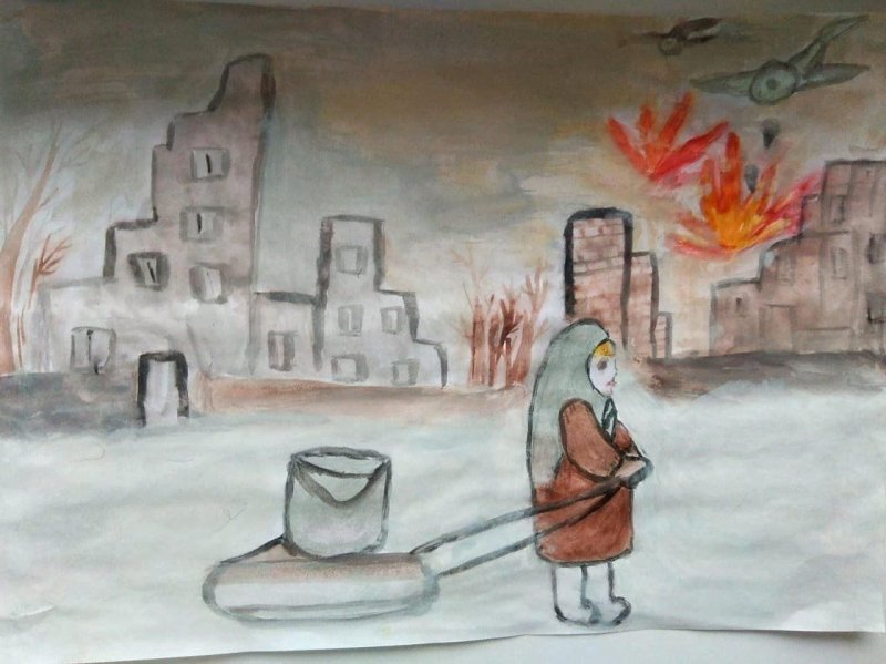 Блокада Ленинграда рисунки блокада Ленинграда