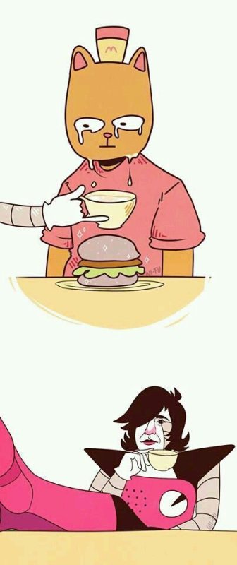 Undertale Фриск и Бургерпентс