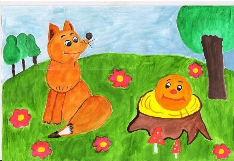 Сюжетное рисование детей