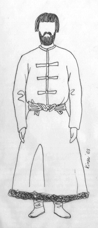 зипун крестьянина 19 века