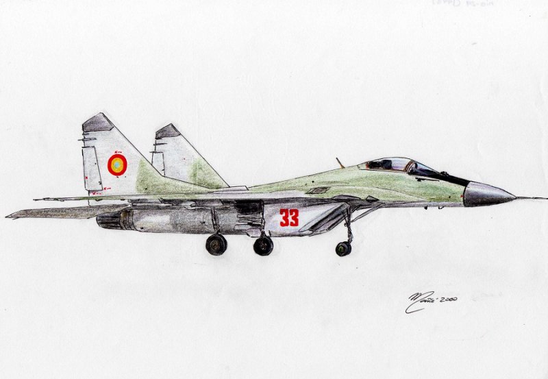 Миг 21 рисунок