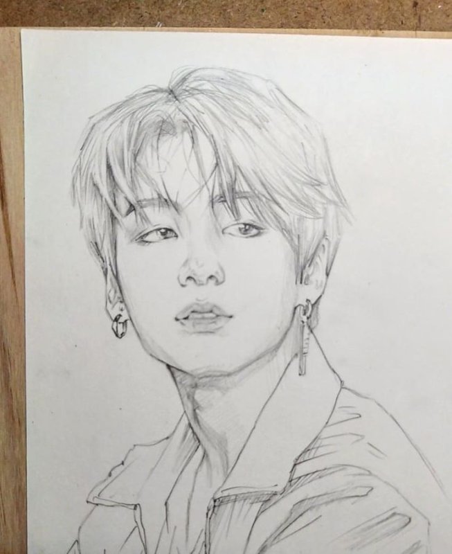 Рисунки БТС Чонгук