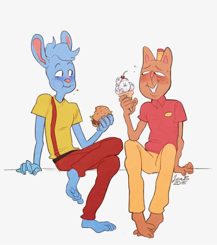 Burgerpants x nice Cream guy
