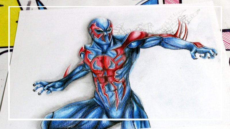 Человек паук 2099 арты