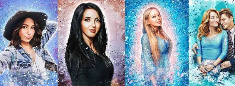 Портрет в стиле Dream Art