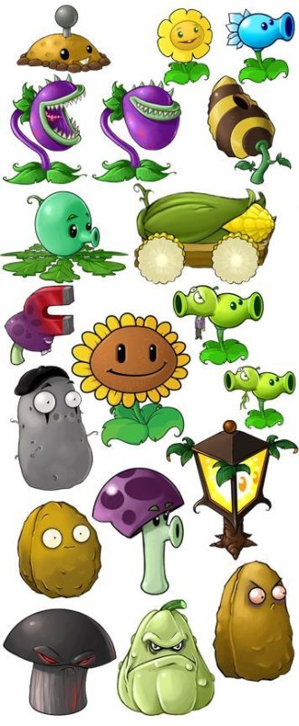 PVZ 2 все растения