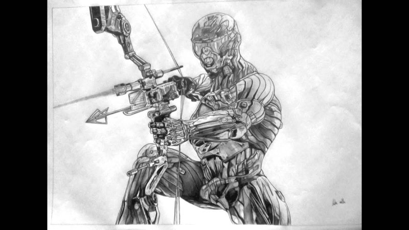 раскраска crysis