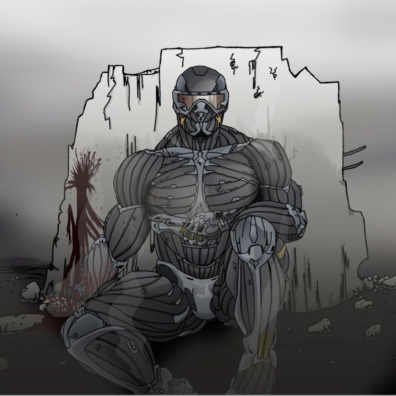 нанокостюм crysis 2 art