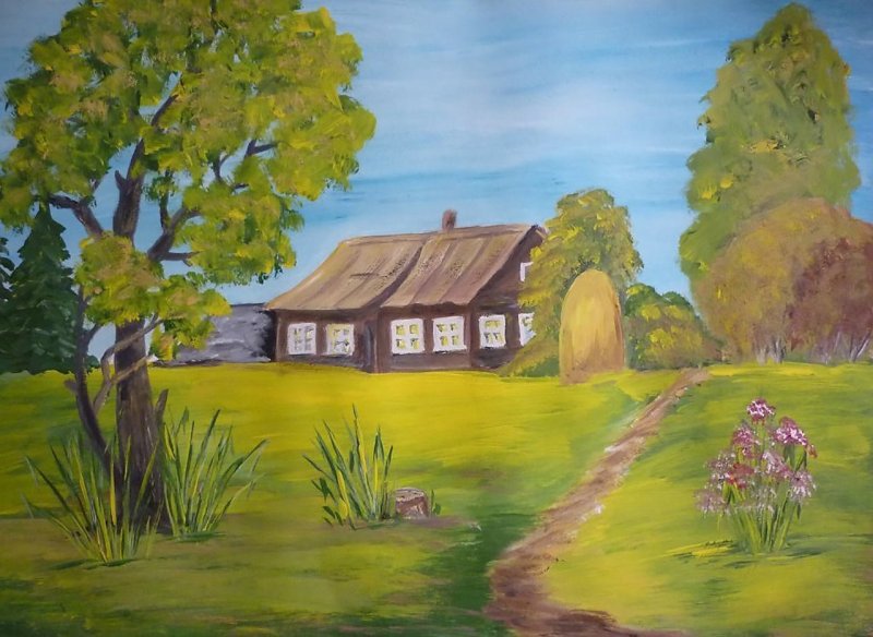 Пейзаж для рисования