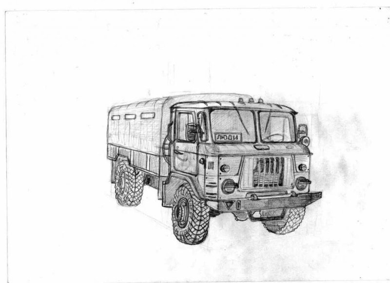 ГАЗ 66 Шишига раскраска