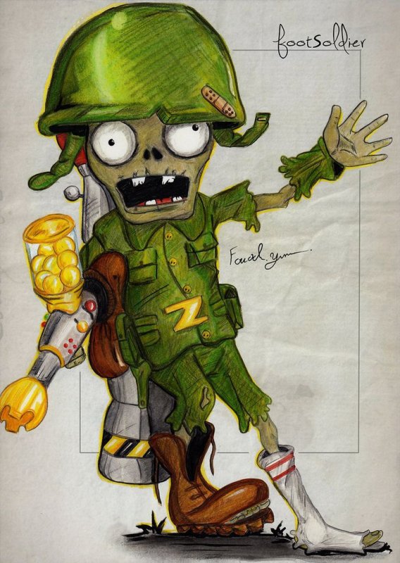 PVZ солдат