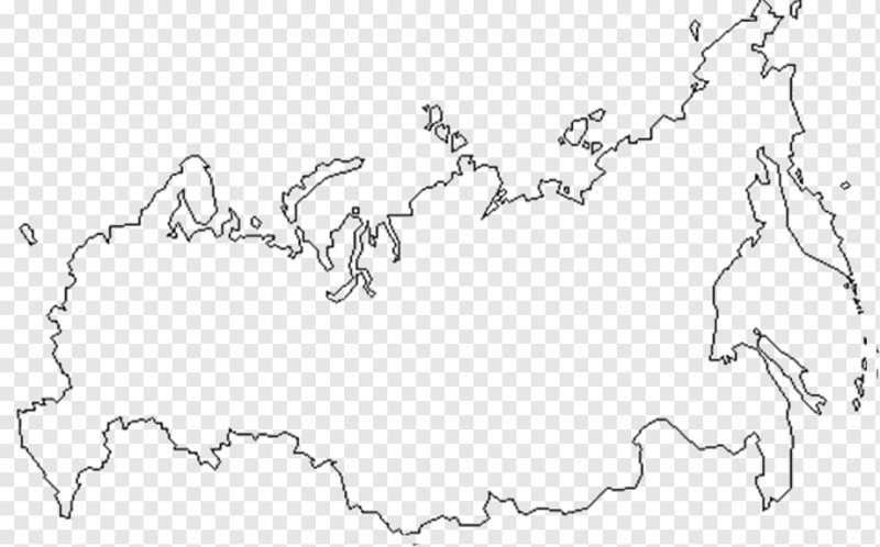 Контур границ России