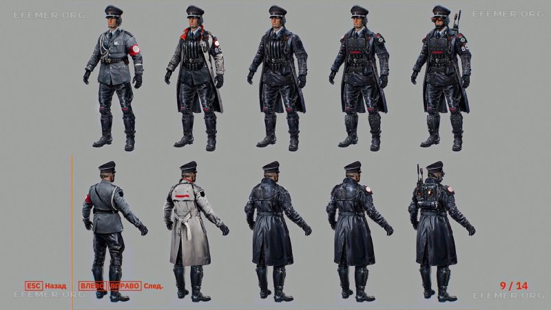 Солдаты из Wolfenstein New order