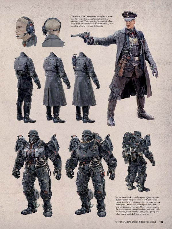 Wolfenstein броня концепт арт