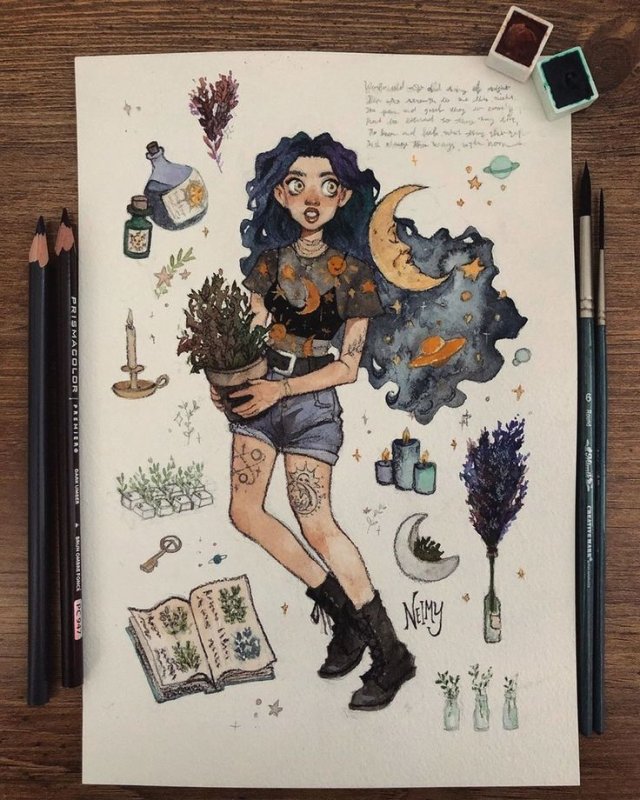 Идеи для рисунков в скетчбуке