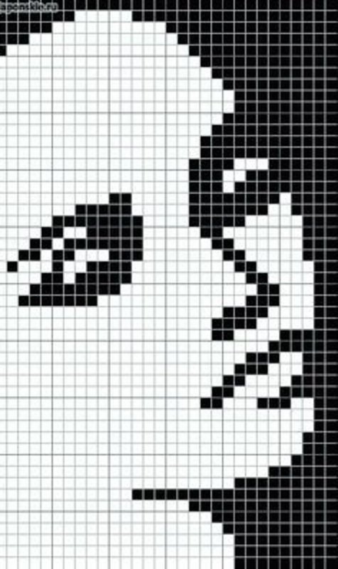 Рисунки по клеточкам черно белые маленькие