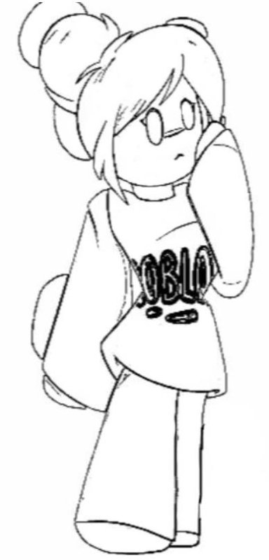 Раскраска РОБЛОКС для девочек