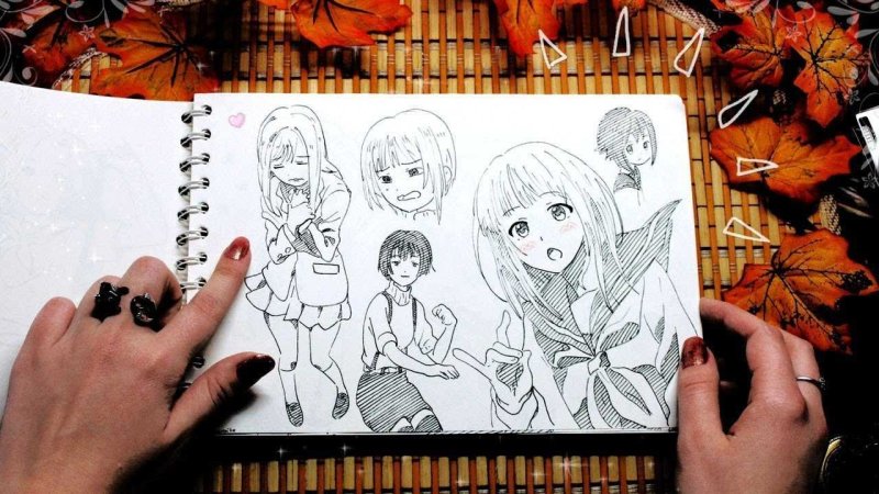 Рисунки аниме