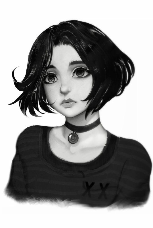 Думер арт девушка