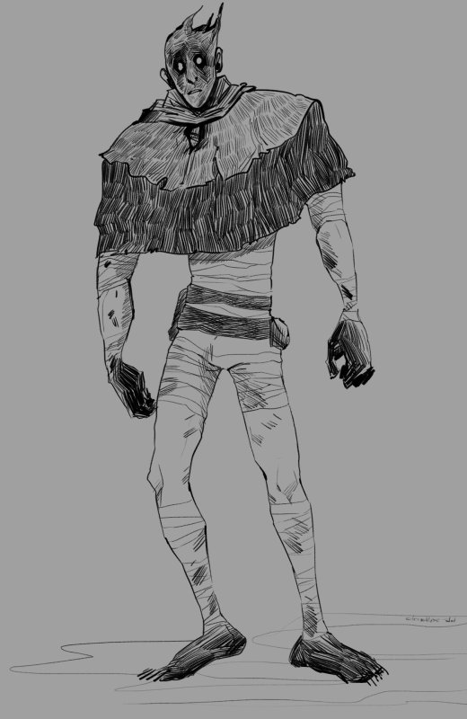 Dead by Daylight призрак карандашом