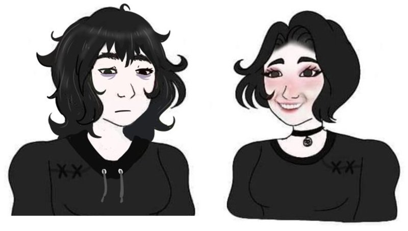 девушка из мема