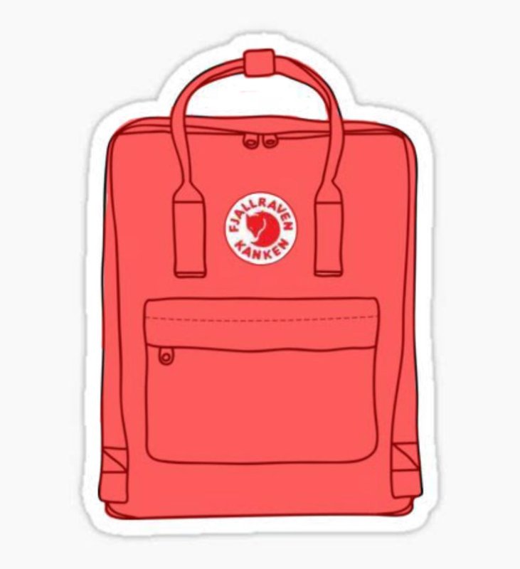 Рюкзак Fjallraven Kanken Стикеры срисовка
